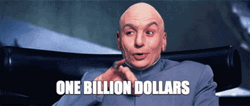 Dr Evil One Million Dollars Nail Biting GIF