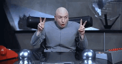 Dr Evil Quote Hand Sign Allegedly GIF