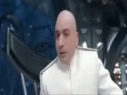 Dr Evil Right Hands Up GIF