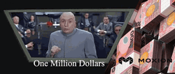 Dr Evil Right One Million Dollars On The Screen GIF