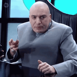 Dr Evil Right Subtitle Zip It GIF