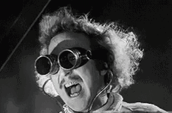 Dr Frederick Frankenstein Shouting Hes Alive GIF