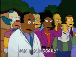 Dr. Hibbert Hip Hip Hooray GIF