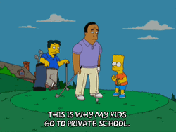 Dr. Hibbert In Golf Course GIF