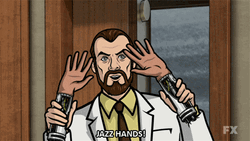 Dr. Krieger Jazz Hands Anatomy GIF