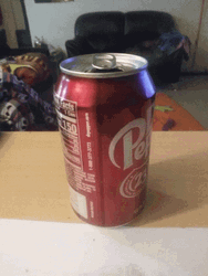 Dr Pepper Can Bouncing Effect GIF