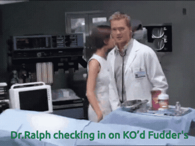 Dr. Ralph Checking In On Ko D Fudder GIF