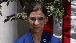 Dr Ruth Intense Stare GIF