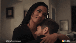 Dr. Sharp Caring Hug To Dr. Goodwin New Amsterdam GIF