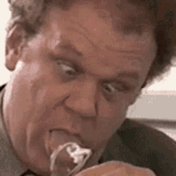 Dr. Steve Brule Licking His Eyeglasses GIF