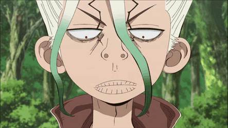 Dr Stone Funny Anime Troll Face GIF