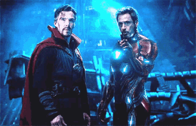 Dr Strange Ironman GIF