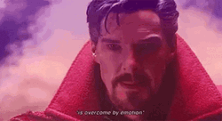 Dr. Strange Overcome By Emotions GIF