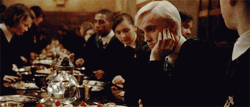 Draco Malfoy Bored Great Hall