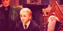 Draco Malfoy Sorting Hat Slytherin