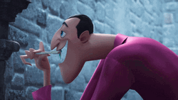 Dracula Brushing His Fangs GIF