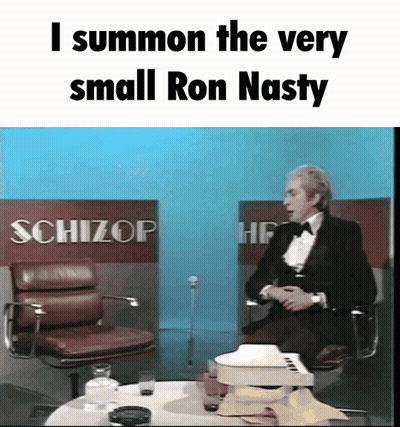 Drag Queen Blonde Hair Red Lips Ready For Rear Entrance GIF
