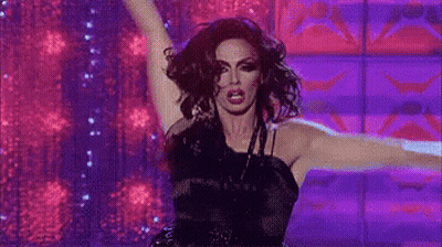 Drag Queen Dancing On Stage GIF