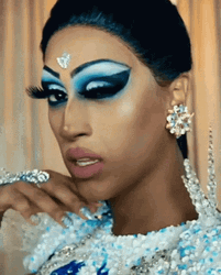 Drag Queen Make Up Done GIF
