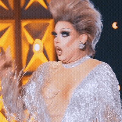 Drag Queen Making Funny Face GIF