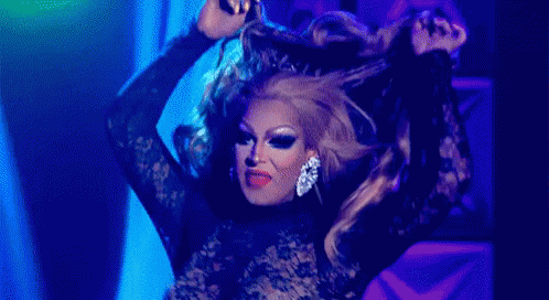 Drag Queen Making Funny Face GIF