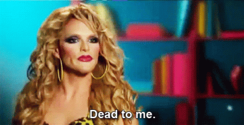 Drag Queen Saying Dead GIF