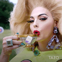 Drag Race TAZO Sips Tea Sassy GIF