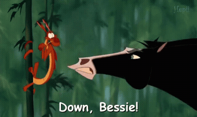 Dragon And Horse Saying Down Bessie GIF