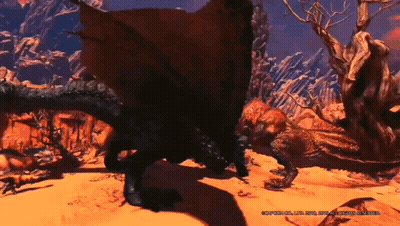 Dragon And Lizard GIF