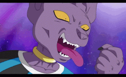 Dragon Ball Battle Of Gods Beerus Tounge Out Lick  GIF