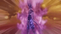 Dragon Ball Beerus Destruction Before Creation Powerful Aura  GIF