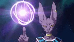 Dragon Ball Beerus Powerful Sphere Of Destruction  GIF