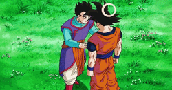 Dragon Ball Goku Gohan Hug