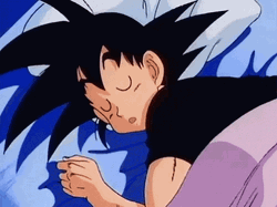 Dragon Ball Goku Sleeping