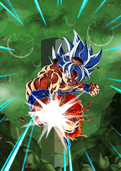Dragon Ball Goku Ultra Instict Hame Wave Blast  GIF