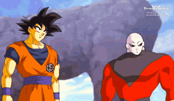 Dragon Ball Jiren And Goku Incredible Ki  GIF