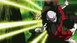 Dragon Ball Jiren Beating Up Saiyan Vegeta  GIF