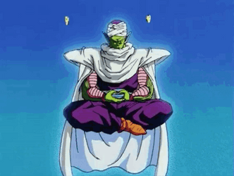 Dragon Ball Piccolo Levitating GIF
