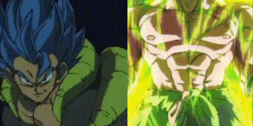 Dragon Ball Super Broly And Gogeta Super Saiyan GIF