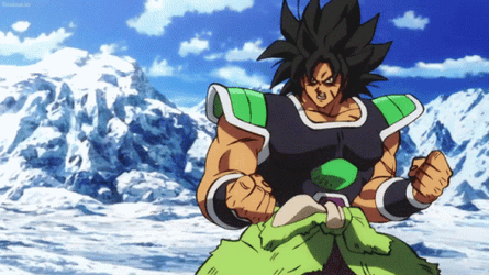 Dragon Ball Super Broly Becoming Furious GIF