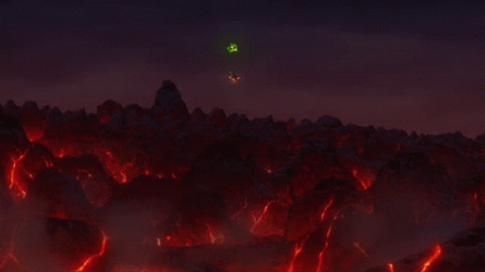 Dragon Ball Super Broly Gogeta Dodging Energy Blasts GIF