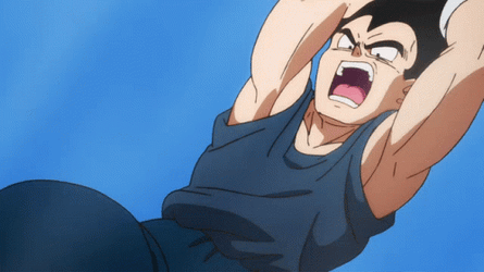 Dragon Ball Super Broly Goku Vegeta Above Water GIF
