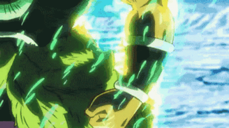 Dragon Ball Super Broly In Full Power State GIF