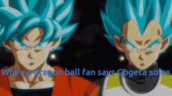 Dragon Ball Super Gogeta Transition  GIF