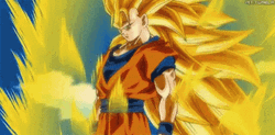 Dragon Ball Super Saiyan Intense Goku GIF