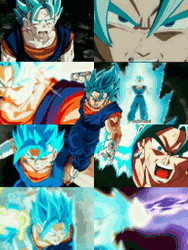 Dragon Ball Super Saiyan Vegito GIF