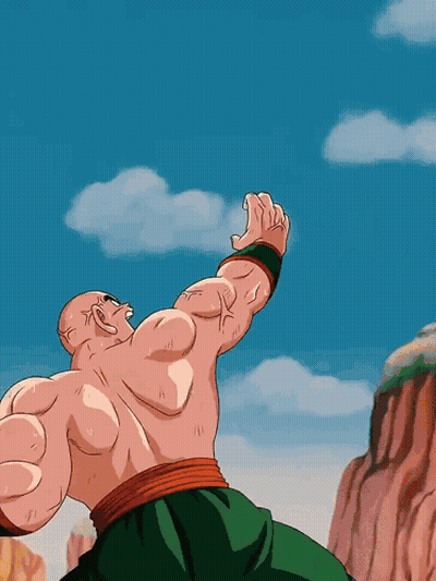 Dragon Ball Z Character Saying Good Night Tien GIF