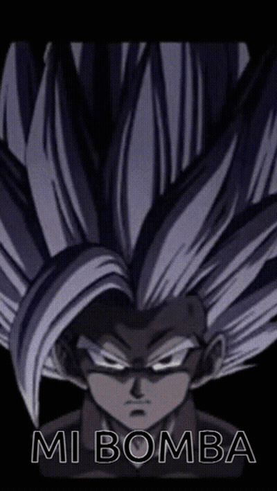 Dragon Ball Z Character Saying Mi Bomba GIF