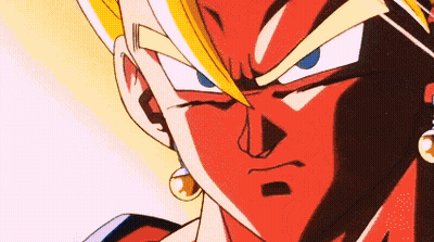 Dragon Ball Z Character Serious Face Close Up GIF
