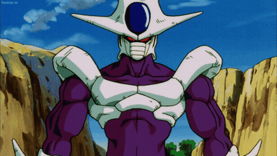 Dragon Ball Z Character Standing In Front Of Mountains GIF